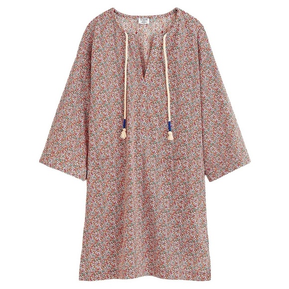 LIBERTY FABRIC x J. CREW V-neck Beach Tunic in Liberty Eloise floral - Picture 2 of 12